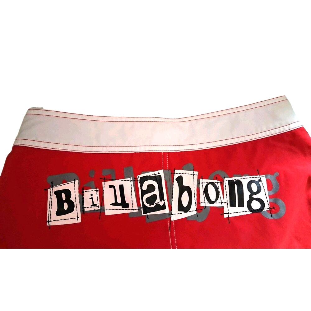Vintage Womens Micro Mini Low Board Short With Billabong Lettering On Rear Y2K - Picture 5 of 7